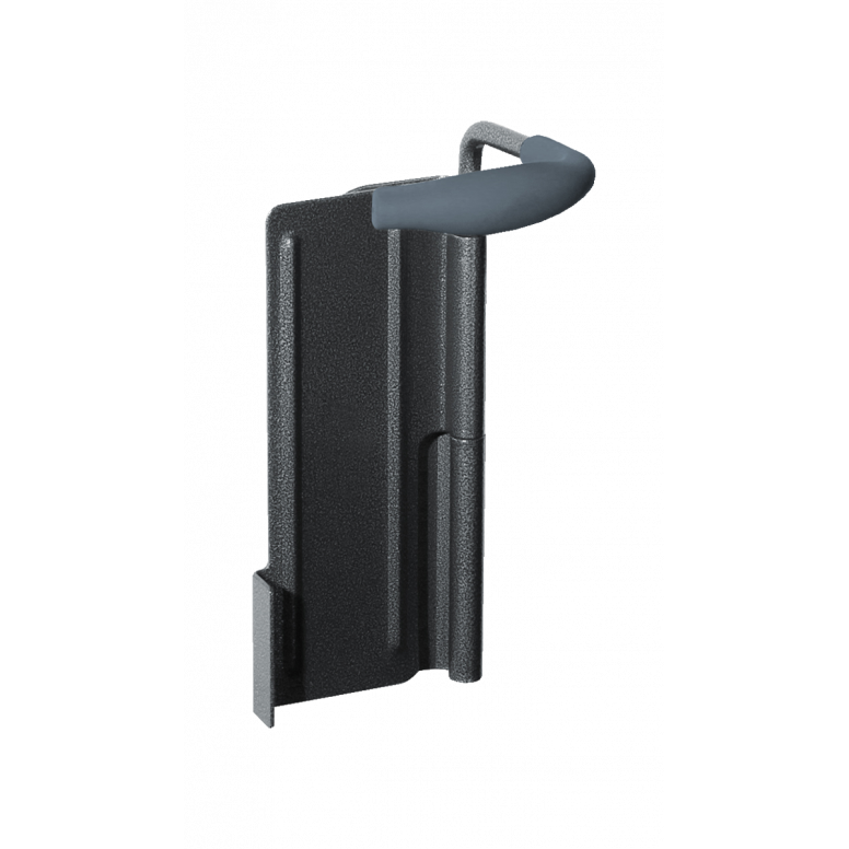Hinged single bike hook
