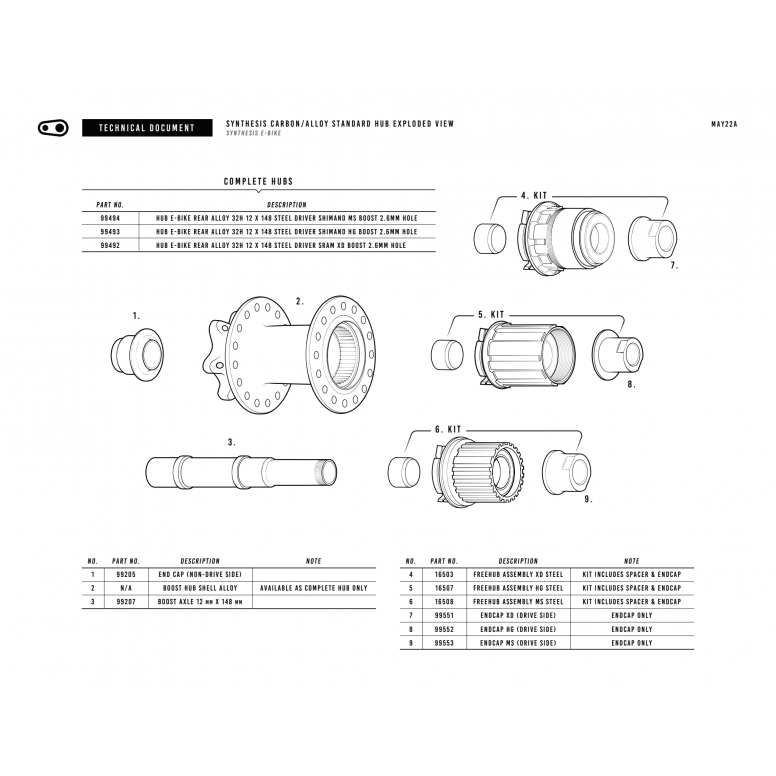 Synthesis Ebike Rear Hub