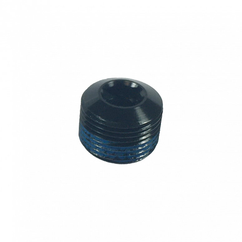 Pedal End Cap Hex 16 Blk