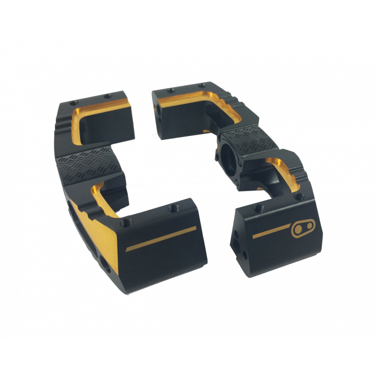 Part Pedal Body Mallet Dh 11 Right Complete Black/gold