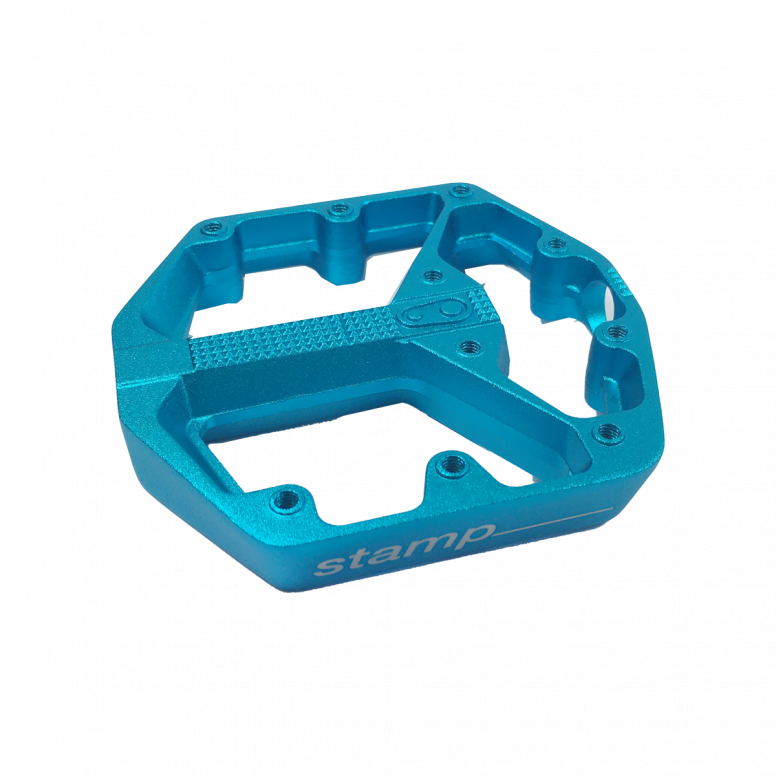 Pedal Body Stamp 3 Blue Small Left