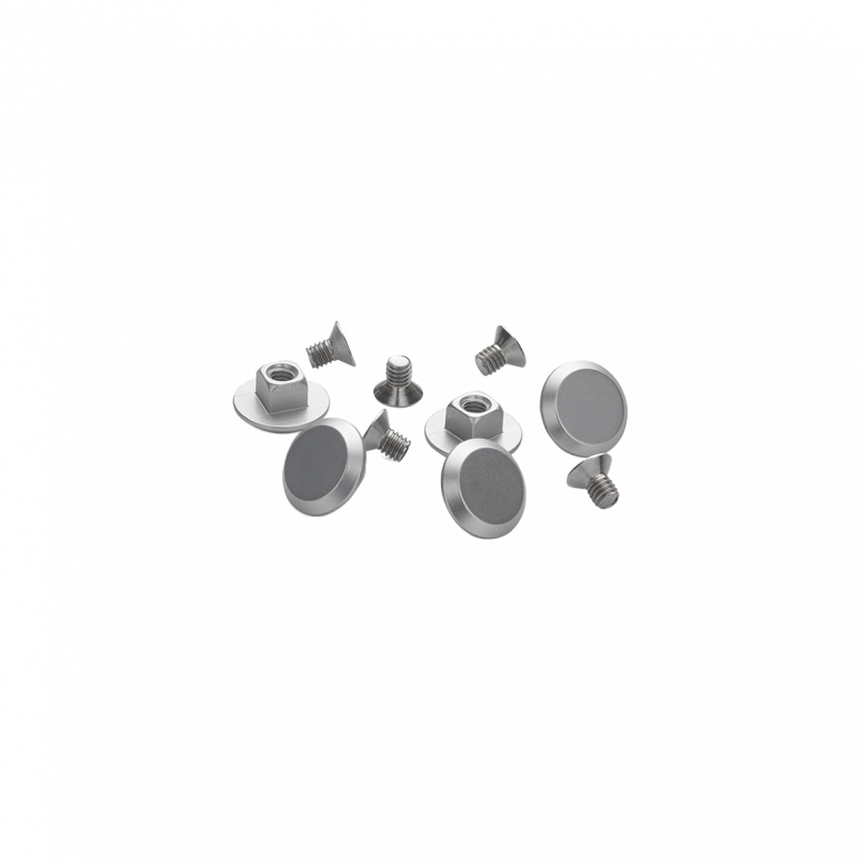 Stud and Bolt Silver BYB484 (5pk)