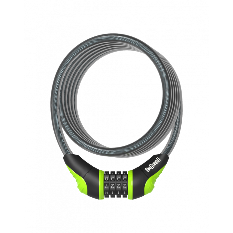 Neon Combo Coil Cable Locks