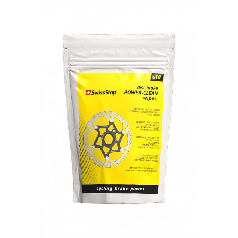 SwissStop Power Clean Wipes